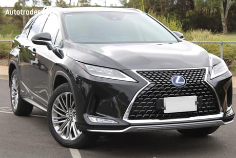 Black 2021 Lexus RX450H Wagon Sports Luxury Hybrid