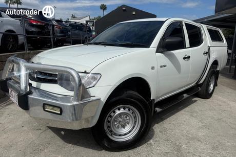 White 2010 Mitsubishi Triton Double Cab Utility Glx