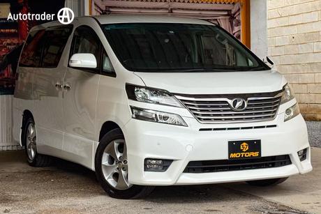 White 2010 Toyota Vellfire Wagon