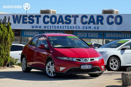 Red 2010 Honda Civic Hatchback Si