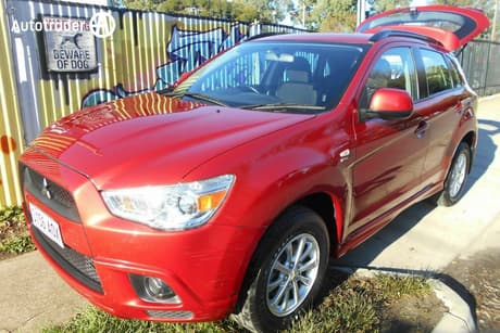 Red 2012 Mitsubishi ASX Wagon (2Wd)