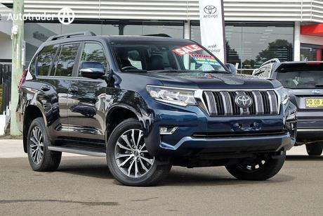Blue 2023 Toyota Landcruiser Prado Wagon Kakadu