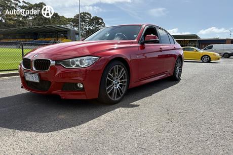 Red 2015 BMW 328I Sedan