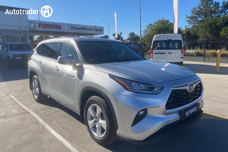 Silver 2022 Toyota Kluger Wagon Gx Hybrid Awd