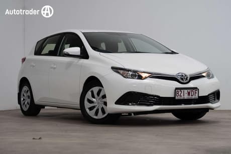 White 2015 Toyota Corolla Hatchback Ascent