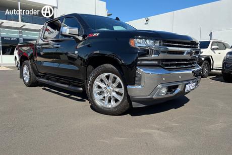 Black 2020 Chevrolet Silverado Crew Cab Utility 1500 Ltz Premium Edition