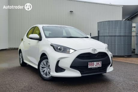 White 2022 Toyota Yaris Hatch