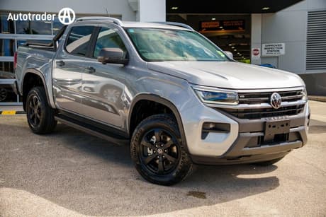 Silver 2025 Volkswagen Amarok Dual Cab Utility Panamericana Tdi600 4Motion