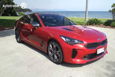 Red 2019 Kia Stinger Sedan Gt (Black Leather)