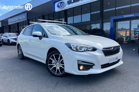 White 2018 Subaru Impreza Hatchback 2.0I-L (Awd)