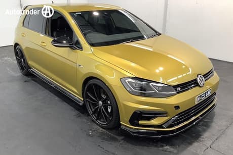 Gold 2018 Volkswagen Golf Hatchback R Special Edition