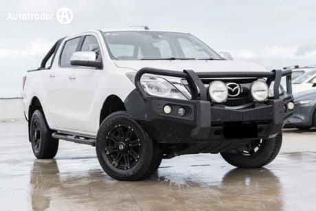 White 2016 Mazda BT-50 Dual Cab Utility Gt (4X4)