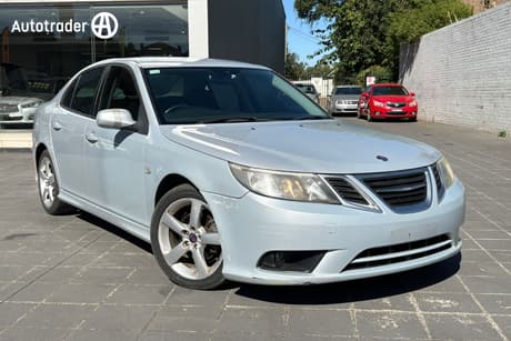 Silver 2008 Saab 9-3 Sedan Linear 2.0T