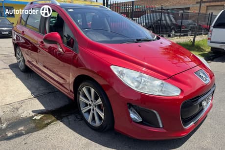 Red 2013 Peugeot 308 Wagon Active Touring Turbo