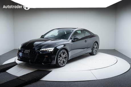 Black 2022 Audi A5 Coupe 45 Tfsi Quattro S Line Mhev