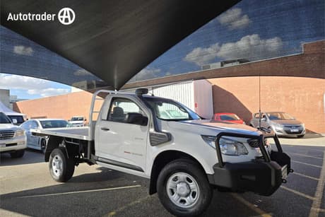 White 2012 Holden Colorado Cab Chassis Dx (4X4)