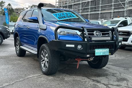 Blue 2015 Toyota Fortuner Wagon Crusade