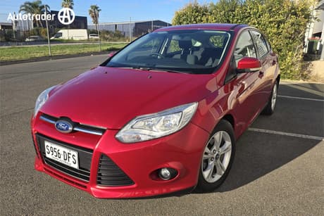 Red 2013 Ford Focus Hatchback Trend