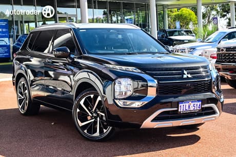 Black 2024 Mitsubishi Outlander Wagon Exceed Tourer 7 Seat (Awd)