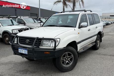 White 2001 Toyota Landcruiser Wagon Gxl (4X4)