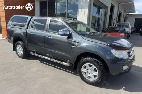 Grey 2014 Ford Ranger Ute Tray XLT