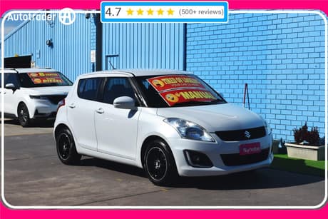 White 2015 Suzuki Swift Hatchback Gl Navigator