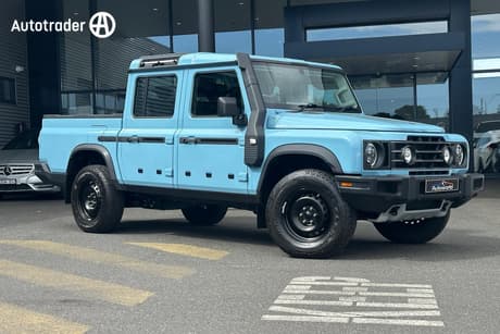 Blue 2024 Ineos Grenadier Dual Cab Pick-up Quartermaster