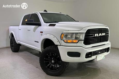 White 2021 RAM 2500 Ute Tray BIG HORN SWB