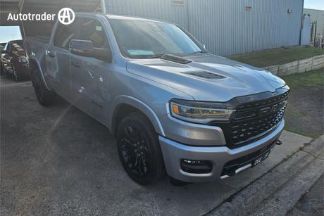 Silver 2024 RAM 1500 Crew Cab Utility Limited Rambox Ho Hurricane