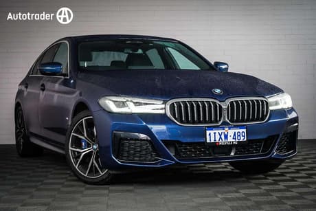 Blue 2023 BMW 530D Sedan M Sport Lci