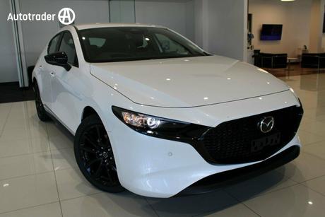 White 2026 Mazda Mazda3 Hatchback G25 Evolve Sp Vision