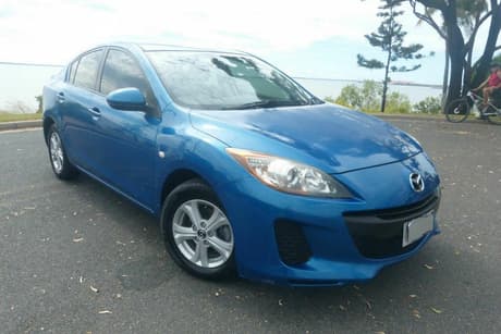 Blue 2013 Mazda 3 Sedan Neo