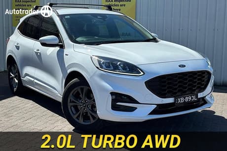 White 2021 Ford Escape Wagon St-Line (Fwd)