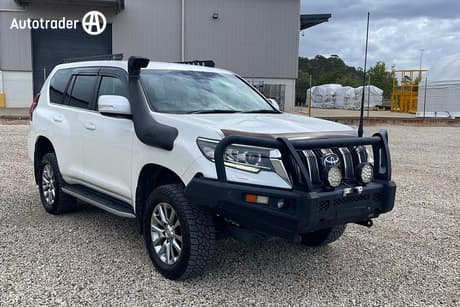 White 2020 Toyota Landcruiser Prado Wagon Vx
