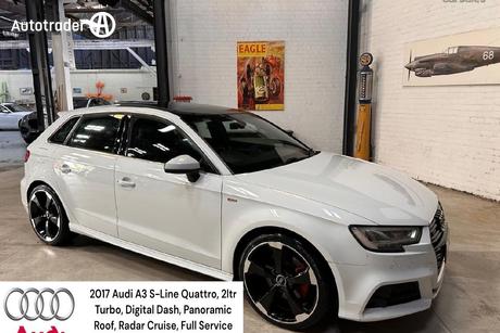2017 Audi A3 2.0 Tfsi Quattro S Line 8V My17