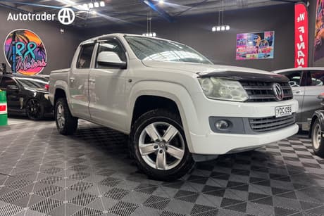 White 2015 Volkswagen Amarok Dual Cab Utility Tdi400 Trendline (4X4)