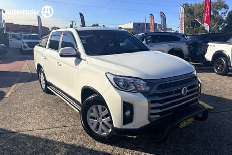 White 2023 Ssangyong Musso Crew Cab Pickup Elx