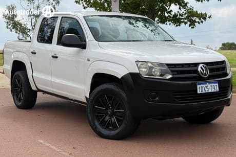 White 2011 Volkswagen Amarok Dual Cab Utility Tdi400 (4X4)