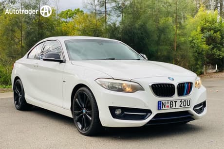White 2014 BMW 220D Coupe Sport Line