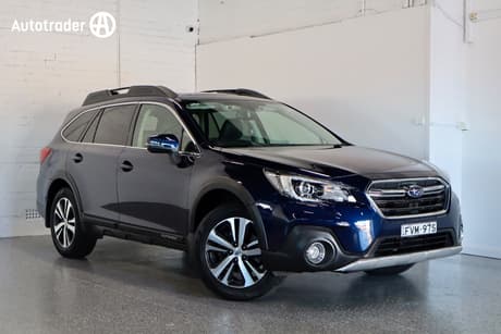 Blue 2018 Subaru Outback Wagon 2.5I Premium