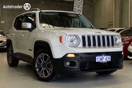 White 2016 Jeep Renegade Wagon Limited