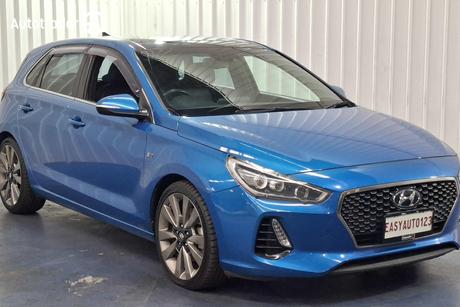 Blue 2017 Hyundai I30 Hatchback Sr Premium