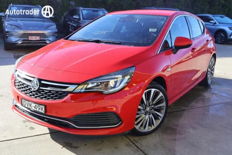 Red 2017 Holden Astra Hatchback Rs-V