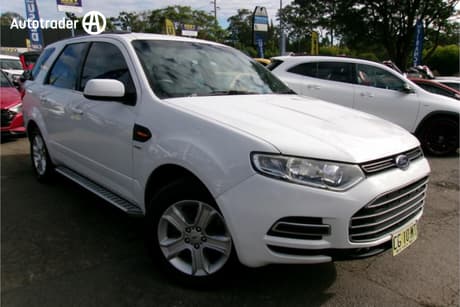 White 2012 Ford Territory Wagon Ts (4X4)
