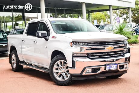 White 2022 Chevrolet Silverado Crew Cab Utility 1500 Ltz Premium Tech Pack