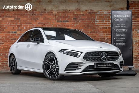 White 2021 Mercedes-Benz A180 Sedan