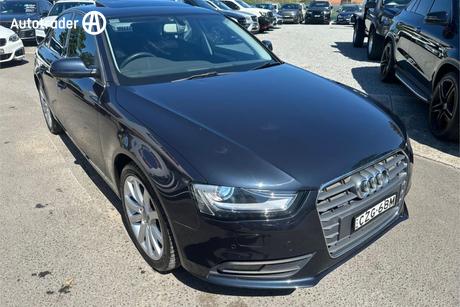 Blue 2015 Audi A4 Sedan 2.0 Tdi S-Line Quattro