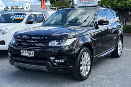 Black 2015 Land Rover Range Rover Sport Wagon 3.0 Sdv6 Se
