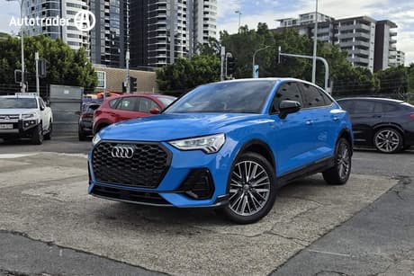 Blue 2020 Audi Q3 Sportback 35 Tfsi S Line