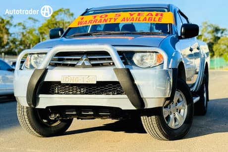 Silver 2015 Mitsubishi Triton Double Cab Utility Glx (4X4)
